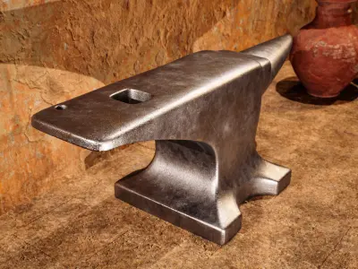 Iron Anvil 3D model