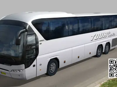 Neoplan Tourliner SHD C Low-poly 3D model
