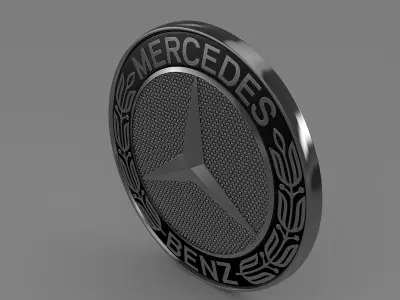 Mercedes-Benz logo 3D model