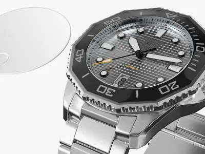  Tag Heuer Aquaracer Professional Marine Watch Grey 