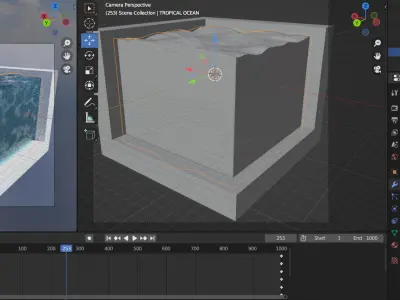 Underwater Maker Low-poly 3D model