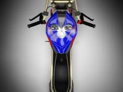 Concept Bike S1 Chopper 3D model