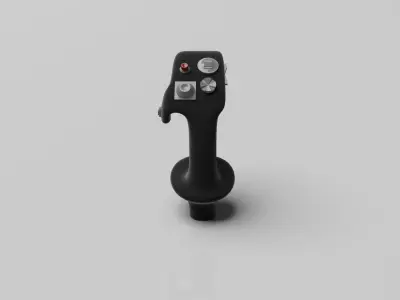 Stick for fighter jet  3D model