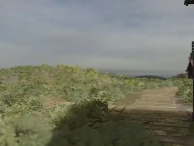 Mountain Village Path 3D model