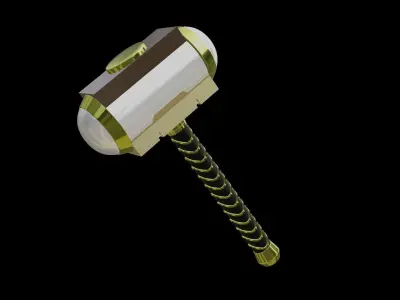 Hue Thor Model  Low-poly 3D model