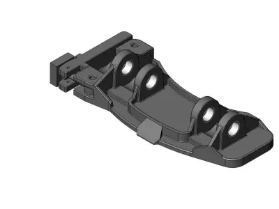 Disc Brake Carrier Knorr Bremse R 87073 Free 3D model