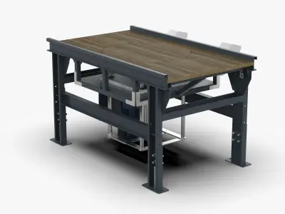 Electric Lifting and Rotating Operation Table 3D model