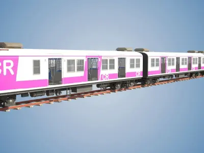  Bombardier EMU Local Train 3D model