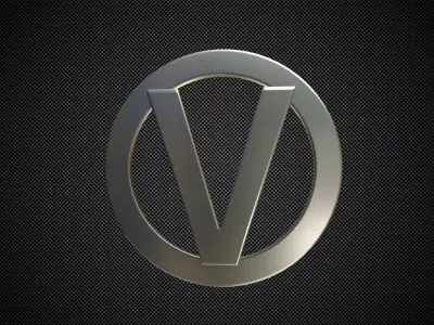 Vortex logo 3D model by 3dlogoman