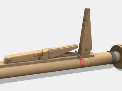 Panzerfaust 150M Anti-tank Rocket Launcher Low-poly PBR Low-poly 3D model