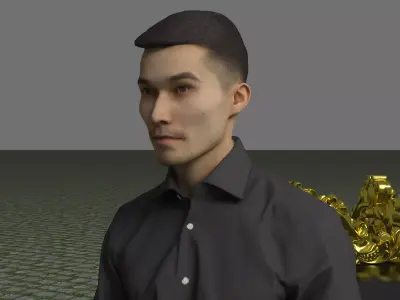 Black Pearl Carriage 3D model