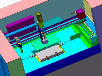 Laser Cutting Automation Equipment  3D model