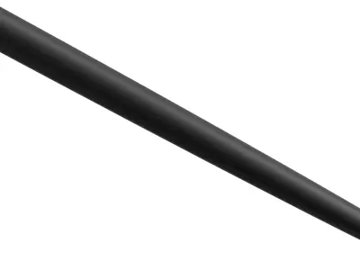 Artistic Paintbrush Round PBR 2 3D model