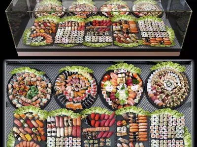 Sushi bar 3D model