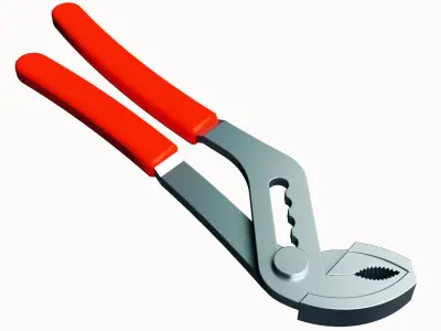 Plier pliers 3D model