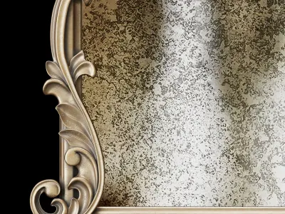 somuchbetterwithage french gold mirror 3D model