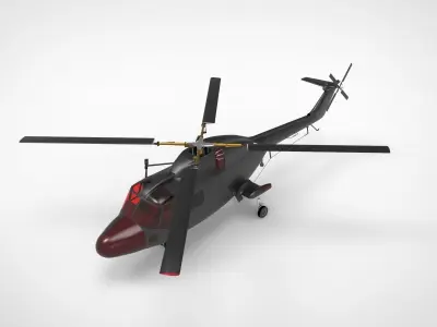 westland lynx 3D model