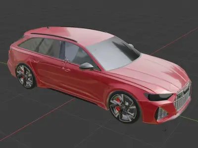 Audi RS 6 Avant Free 3D model