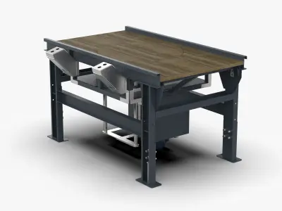 Electric Lifting and Rotating Operation Table 3D model