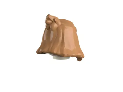 Custom3Dprint Minifigure Accessory - Minifigure Hair S3 - 04 3D print model