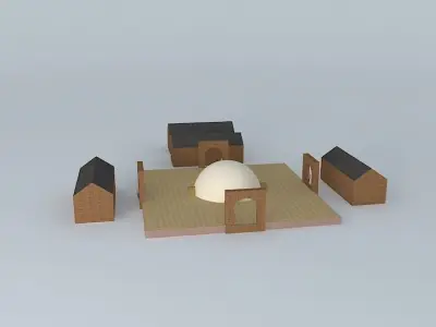Training institute 3D model