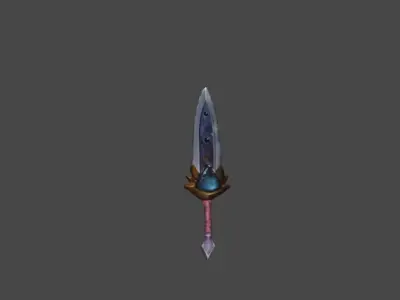 Zeloeman Sword A 28 Low-poly 3D model