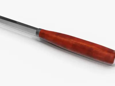 V Chisel 45deg 3D model