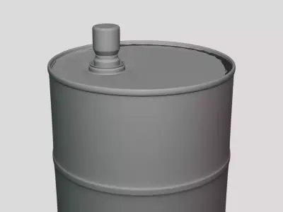 Oil Can - Geometry Only No Textures No Materials 3D model