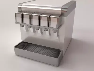 Post Mix Machine 3D model