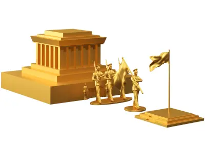 Ho Chi Minh Mausoleum 3D print model