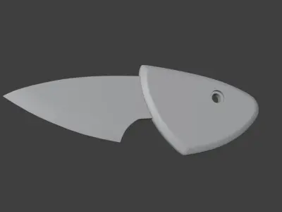 Download Knife 3D model with Textures Free Free 3D model