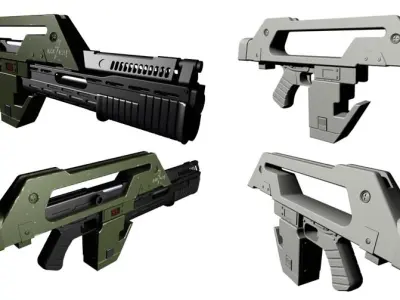 M-41 riffle  Free 3D model