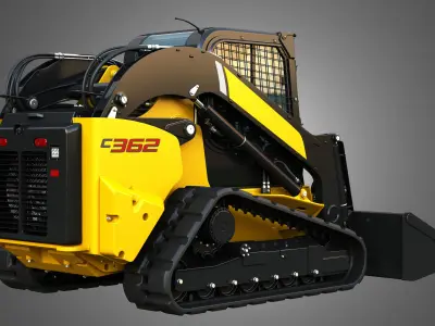 TV620B - C362 Compact Track Loaders  2 in 1 3D Model Pack