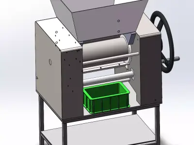 Household Hand-Cranked Noodle Maker  3D model