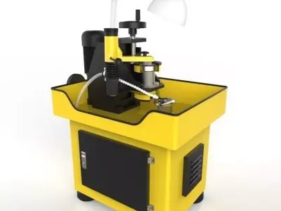 Saw and Diamond Blade Sharpening Machine 3D model