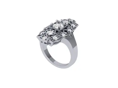 Wedding Ring  3D print model 266