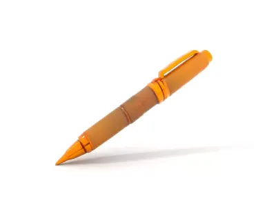 Golden Tactical Pen model pack Low-poly 3D model