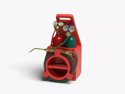 Oxyacetylene 3D model