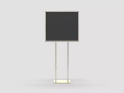 Style advertisement close to a urban street in city 3D model buy