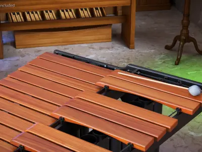Marimba Musical Instrument Majestic M650DB 3D model