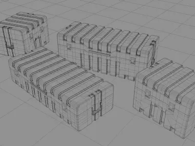 storage box design 3D model