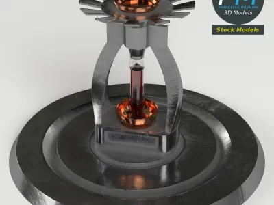 Fire sprinkler head 3D model purchase