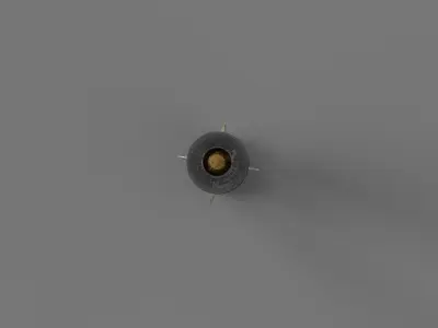 Missile Free low-poly 3D model purchase