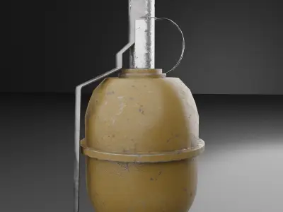 Grenade RGD-5  Free low-poly 3D model