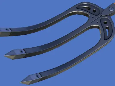Pitchfork Free low-poly 3D model