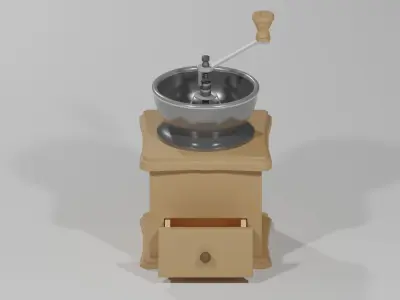 Coffee Grinder 3D Model 3D model