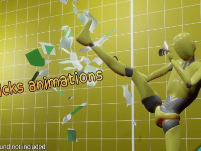 Kung-Fu animations - Motion Cast06 Vol1 3D model