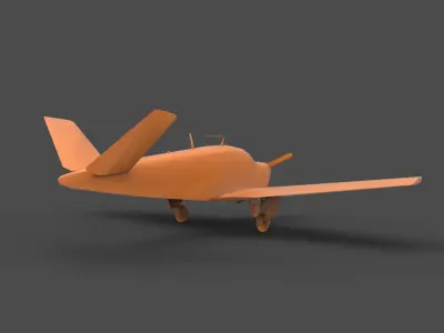 Beechcraft Bonanza 3D print model