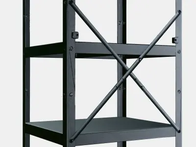 BROR Shelving unit Low-poly 3D model