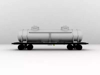 9000 Gal Bogie Tank 3D model